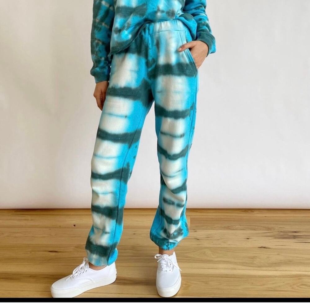 New something Navy LIV tie dye sweatpants blue sz XS